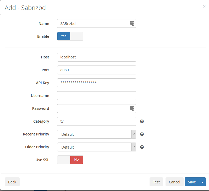 how to configure sonarr