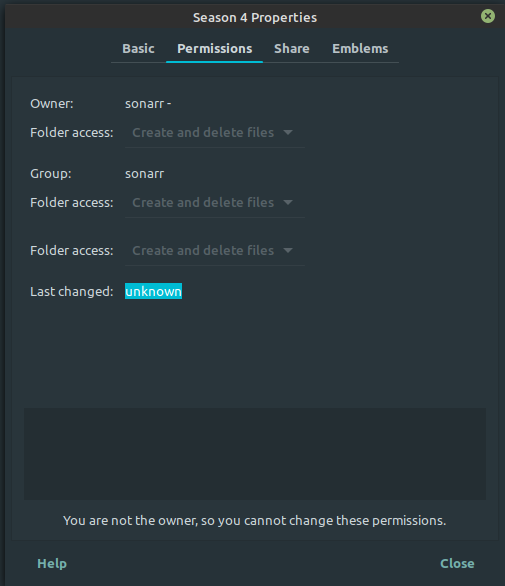 Sonarr (I think) won't move my files from transmission download folder